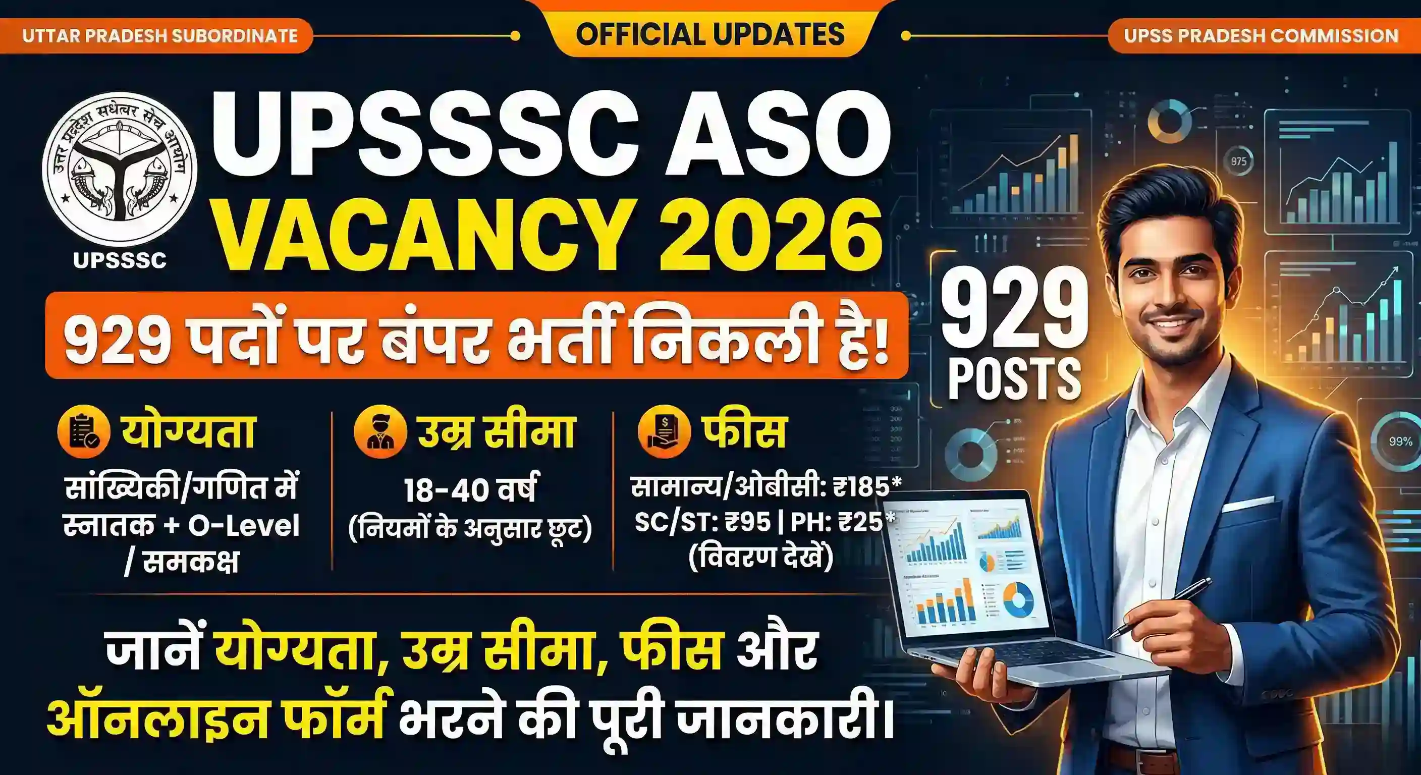UPSSSC ASO Vacancy 2026 | Post 929 | Apply Online Form